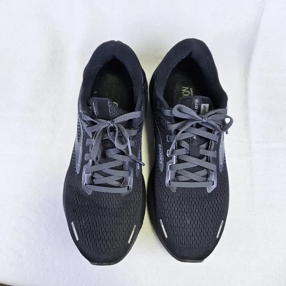 Brooks Adrenaline GTS 22 Sneaker Women 10 Black Running Shoe Walking 1203531B020